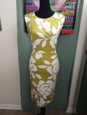 Fresh Floral Print CK Dress